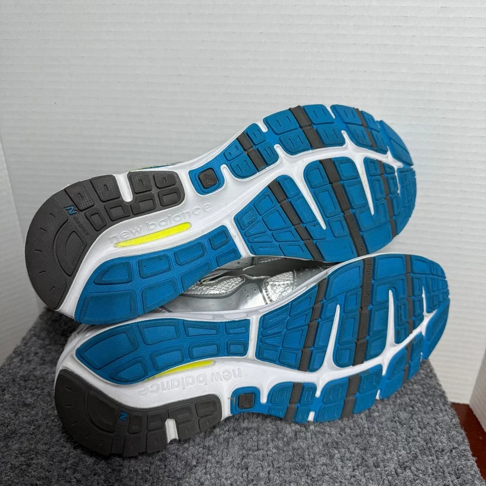 New Balance 480 Womens 11 Running Sneakers Silver Blue ABZORB Made in USA